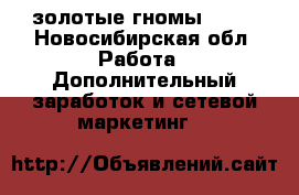 золотые гномы .... - Новосибирская обл. Работа » Дополнительный заработок и сетевой маркетинг   